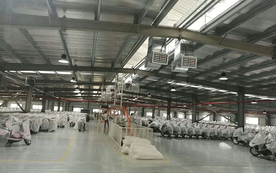 摩托车电动车通风降温方案
